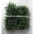 10inch by 10inch plastic pine matting for wall decoration artificial cypress florals